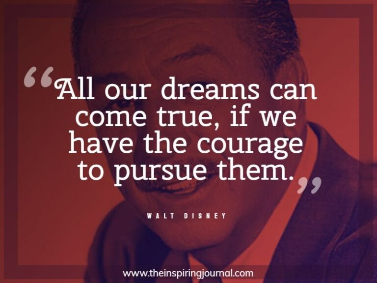 Top 10 Walt Disney Quotes to Inspire Your Dreams | The Inspiring Journal