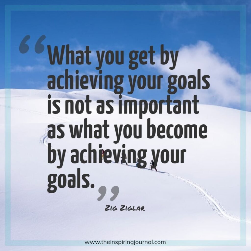 achieving goals quotes - quotes on goal setting for students