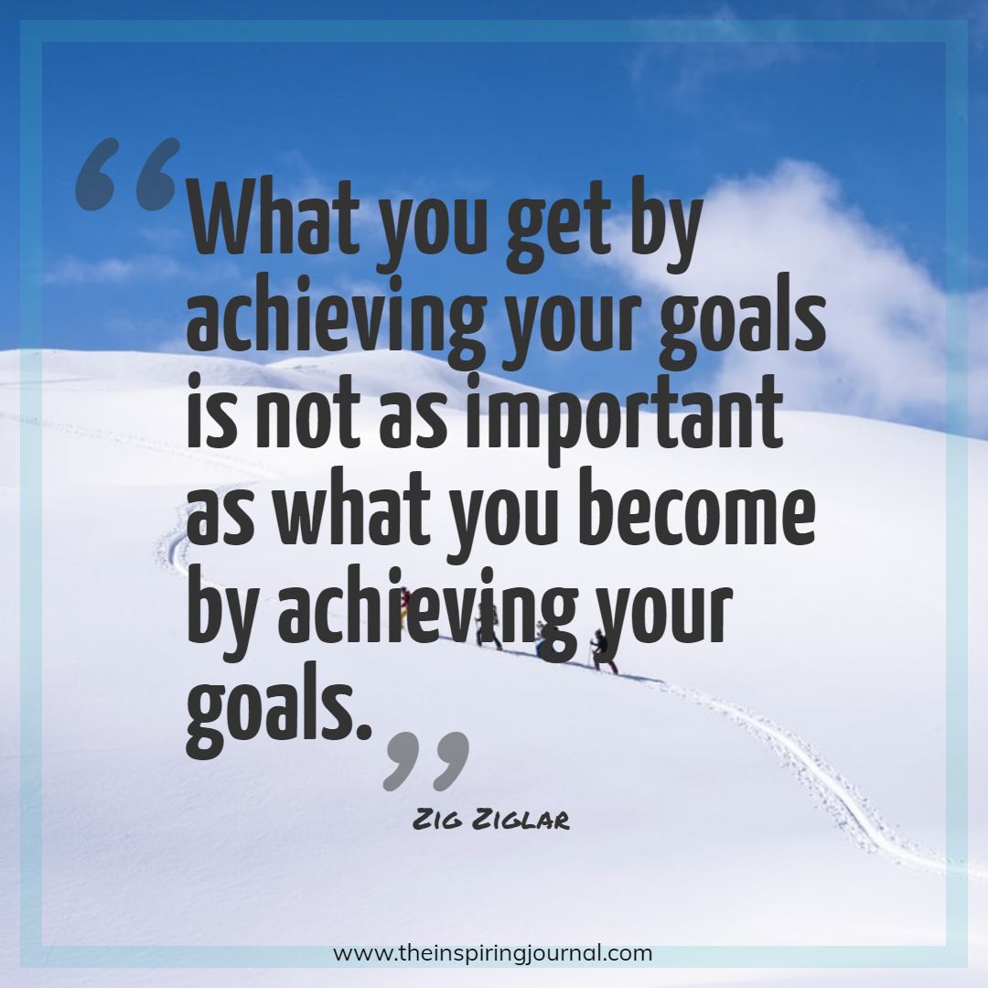 achieving goals quotes | The Inspiring Journal