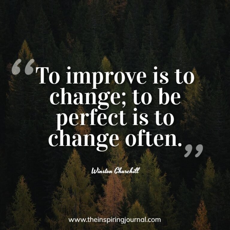 Inspirational Quotes about Change in Life | The Inspiring Journal
