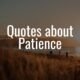 quotes about patience