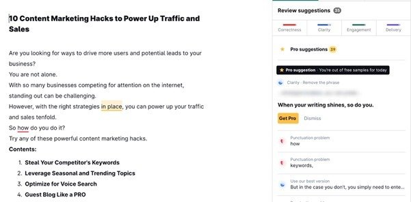 Digital Marketing Tools Grammarly