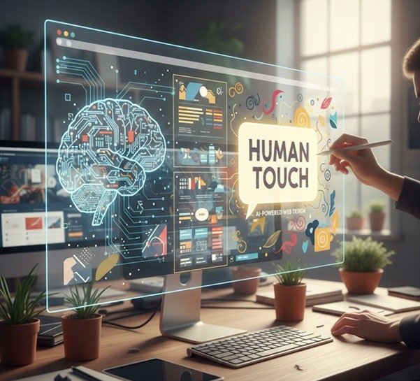 AI-Powered Web Design Human Touch