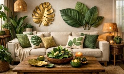 Nature Inspired Leaf Decor Trends