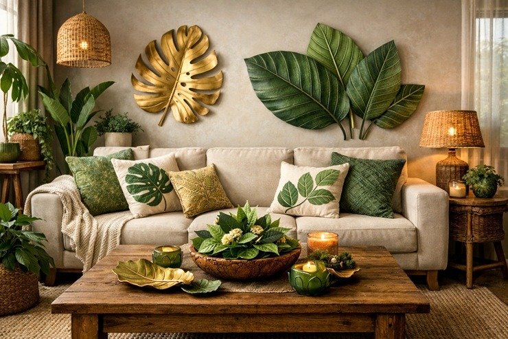 Nature Inspired Leaf Decor Trends
