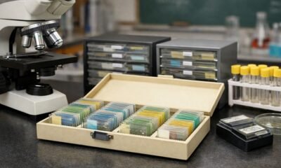 microscope slide storage