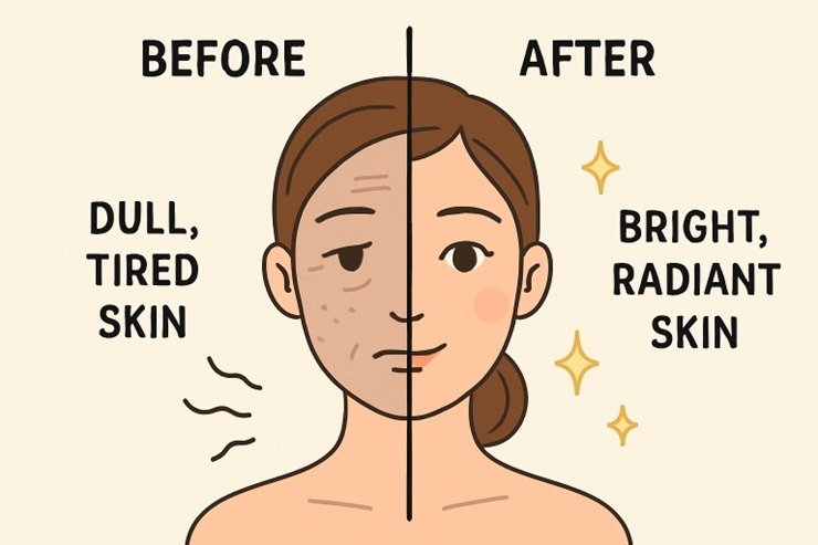 common causes of dull and tired-looking skin