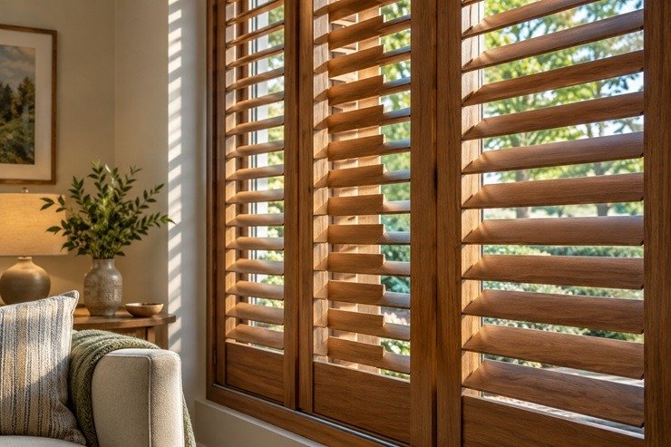 Design Choices Shape the Performance of Wooden Shutters